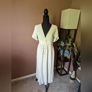 Petal + Pup Miraloma Dress - Beige